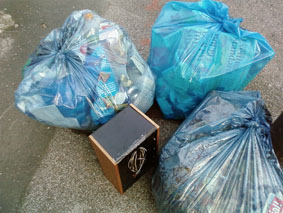 Speaker with bags